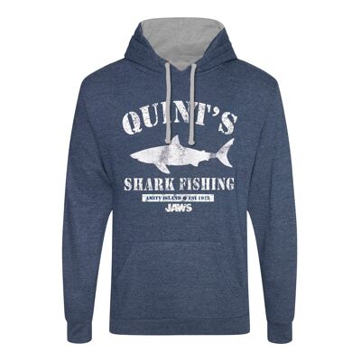 Jaws-Quint's Shark Fishing (Felpa pullover unisex)