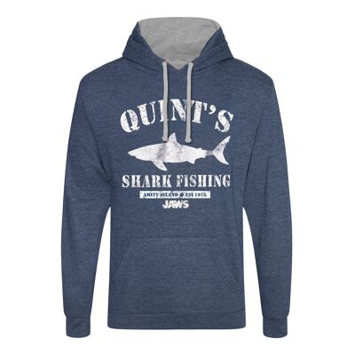 Pesca de tiburón de Jaws-Quint (sudadera con capucha unisex)