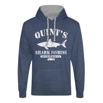 Jaws-Quint's Shark Fishing (Sweat à capuche unisexe)