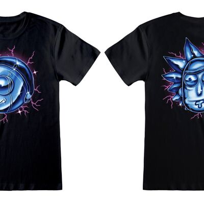 Rick And Morty -Chrome Effect T-Shirt