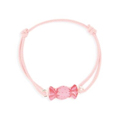 Bijoux Enfants Filles - Bracelet lacet bonbon