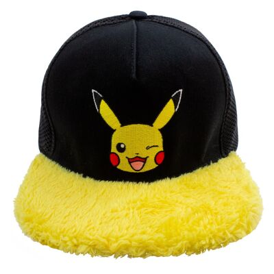 Pokemon Pikachu Wink Unisex-Erwachsene Snapback-Kappe