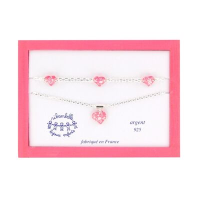 Children's Girls' Jewelry - 925 silver heart convict box