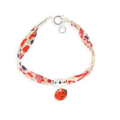 Children's Girls Jewelry - Liberty Bracelet 10mm ladybug