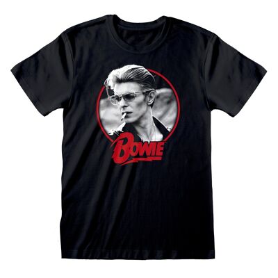 Camiseta unisex David Bowie fumando