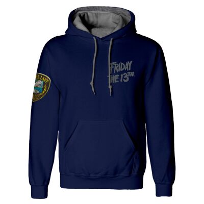 Friday The 13th Crystal Lake Police Unisex Pullover Hoodie