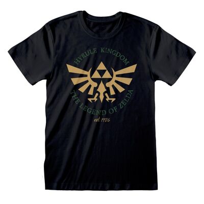 Camiseta con el escudo del Reino de Hyrule de la Leyenda de Zelda de Nintendo