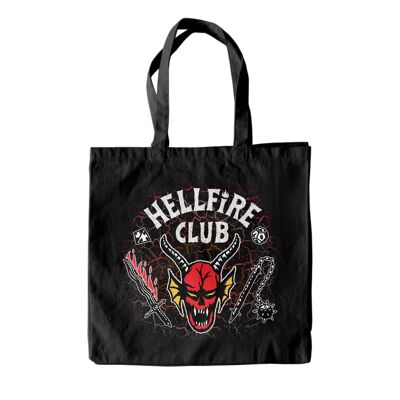 Borsa tote unisex Stranger Things Hellfire Club