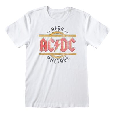 Maglietta unisex ad alta tensione vintage AC/DC