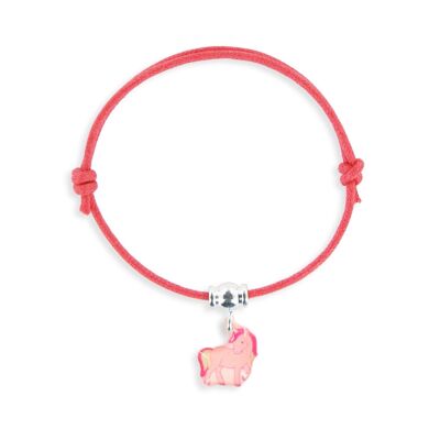Children's Girls Jewelry – Unicorn charm lace bracelet