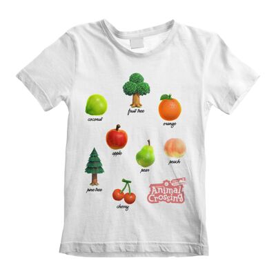 Nintendo Animal Crossing-Frutas y Tress Camiseta para niños