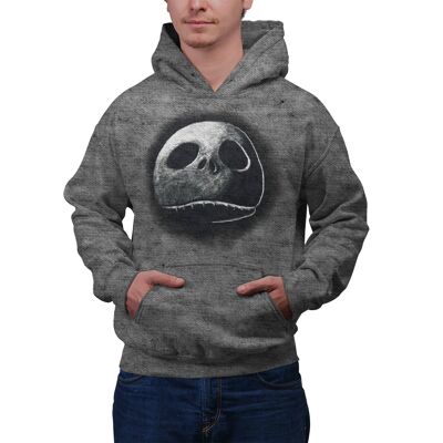 Disney Nightmare Before Christmas Sketch Face Sudadera con capucha unisex