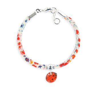 Bijoux Enfants Filles - Bracelet Liberty 4mm coccinelle 1