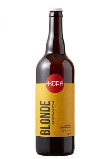 Bière Blonde Bio KŪRA - 4,8° (75cl) 1