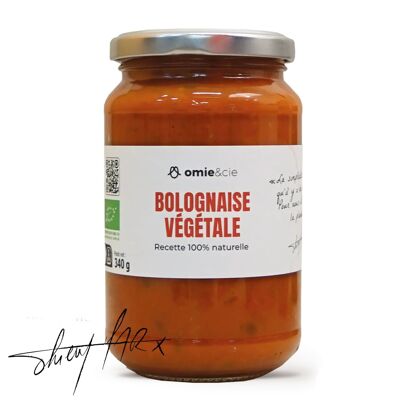Organic vegetable bolognese sauce - field tomatoes from the south of France - 340 g