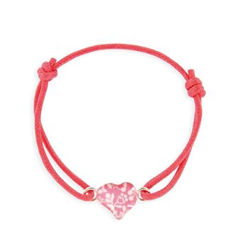 Bijoux Enfants Filles - Bracelet lacet cœur 1