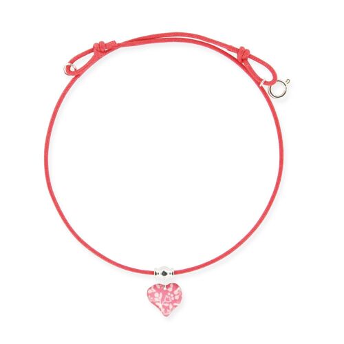 Bijoux Enfants Filles - Collier lacet cœur