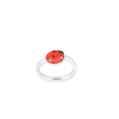 Bijoux Enfants Filles - Bague coccinelle