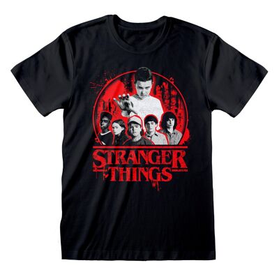 Camiseta unisex con el logotipo del círculo de Stranger Things de Netflix