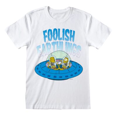 Simpsons Foolish Earthlings Unisex T-Shirt