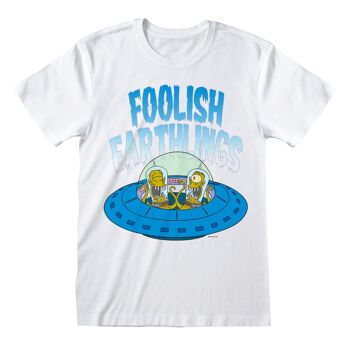 Simpsons Foolish Earthlings T-shirt unisexe