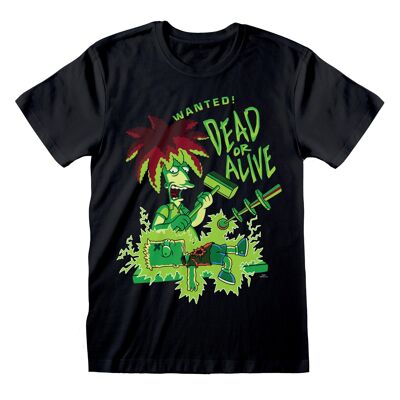 T-shirt unisex Simpsons Sideshow Bob Dead Or Alive