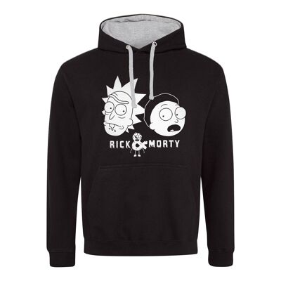 Rick and Morty Paar Pullover Unisex PulloverHoodie