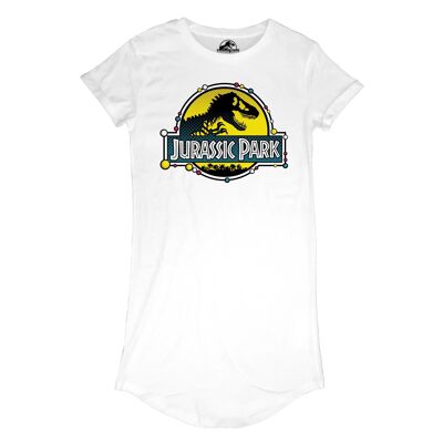 Vestido playera para mujer con logo de ADN de Jurassic Park