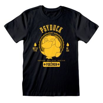 Pokemon Collegiate Psyduck T-shirt unisexe