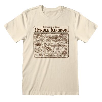 Zelda Carte d'Hyrule T-shirt unisexe