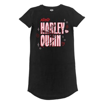 Batman Harley Quinn Jumbo Text Robe t-shirt pour femme