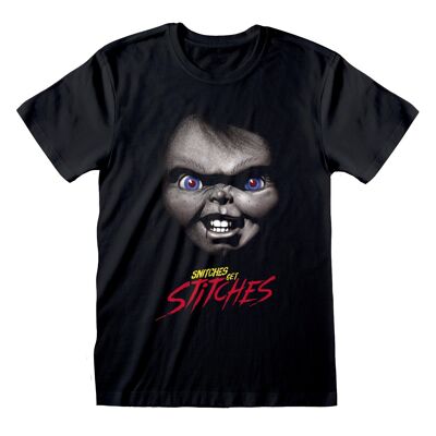 Childs Play Snitches Get Stitches Maglietta unisex