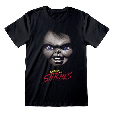 Childs Play Snitches Get Stitches T-shirt unisexe