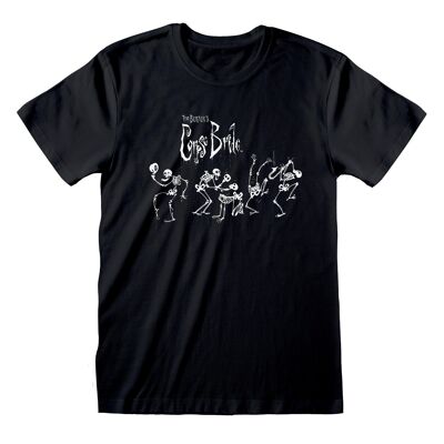 Corpse Bride Skeleton Band T-shirt unisexe