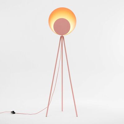 Rosa Diffusor-Stehlampe