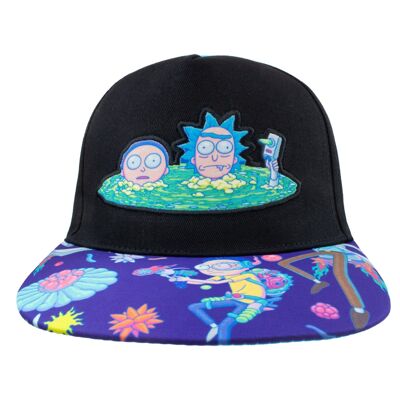 Cappellino snapback di Rick e Morty Portal