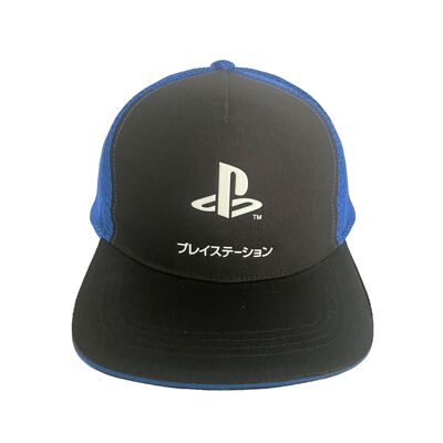 Snapback-Kappe mit PlayStation-Katakana-Logo