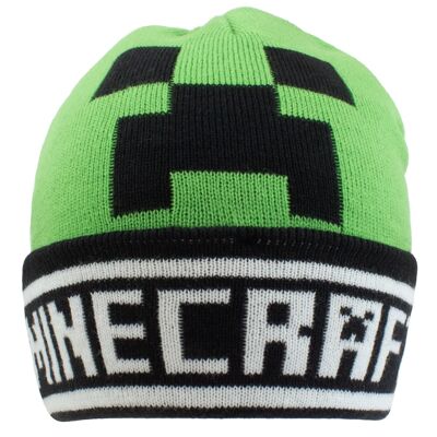 Gorro con cara de enredadera de Minecraft