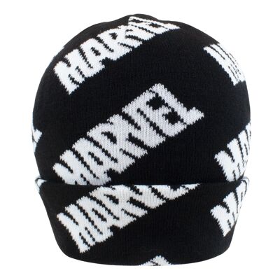 Gorro con logo repetido de Marvel Comics