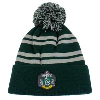 Harry Potter House Serpentard Pom Pom Bonnet