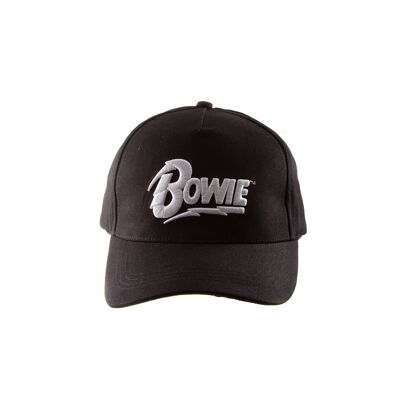 Gorra de béisbol con logo de construcción alta de David Bowie