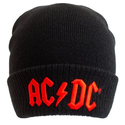 Gorro con aplique de logo de AC/DC