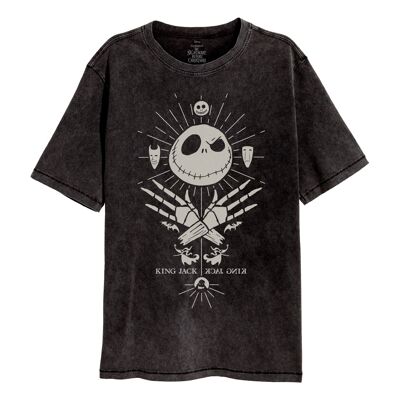 Nightmare Before Christmas Mystic Jack SuperHeroes Inc. T-shirt délavé à l'acide