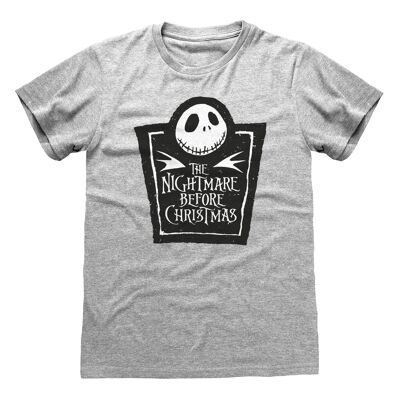 Disney Nightmare Before Christmas Box-Logo-T-Shirt