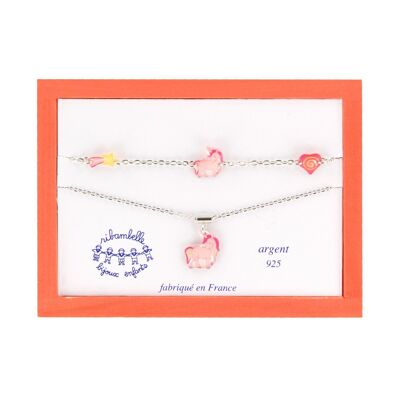 Children's Girls Jewelry - 925 silver unicorn convict box