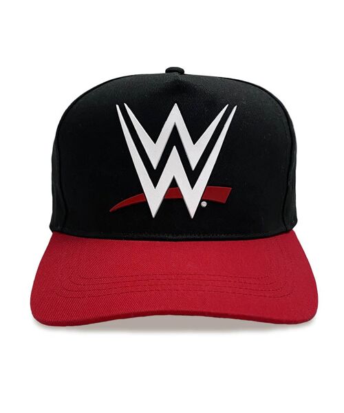 WWE Rubber Badge Logo Unisex Adults Snapback Cap