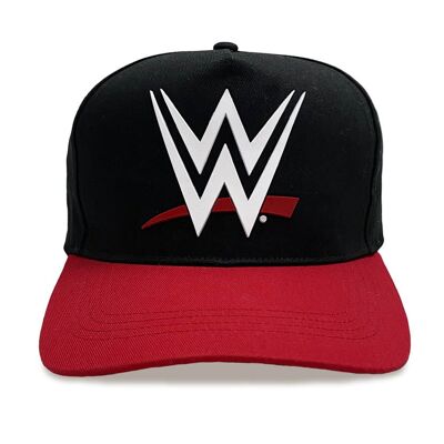 WWE Rubber Badge Logo Unisex Adults Snapback Cap