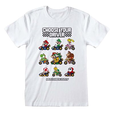 Nintendo Choisissez votre pilote Super Mario Kart T-shirts