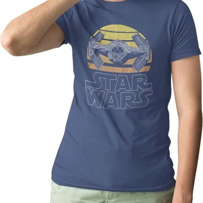 T-shirt Star Wars Tie-Fighter Moon