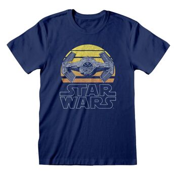 T-shirt Star Wars Tie-Fighter Moon 2